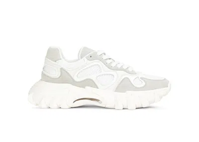 Pre-owned Balmain Men's  Beast Lowtop Sneakers In White