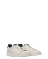 Balmain B-court Leather Sneakers In White