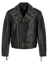 Balmain Men's Biker Jacket In Black