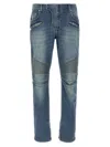 Balmain 'biker' Jeans In Blue