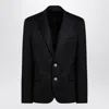 Balmain Men's Single-breasted Jacket In Black