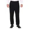 Balmain Black Zip-pocket Straight Trousers In Black