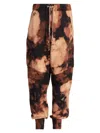 BALMAIN MEN'S BLEACH DYE SWEATPANTS