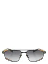 Balmain Eyewear Brigade V Aviator Frame Sunglasses In Blk - Gld