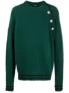 Balmain Luxurious Cashmere Crewneck Sweater For Men In 7pa