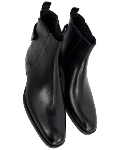 Pre-owned Balmain Men's Calfskin Leather Pete Chelsea Bootie (authentic Pre-loved)