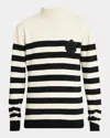 Balmain Wool-cashmere Stripe Mariniere Sweater