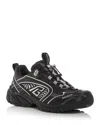 Balmain Cosmic Dust Trainers In Technical Materials In Black/silver