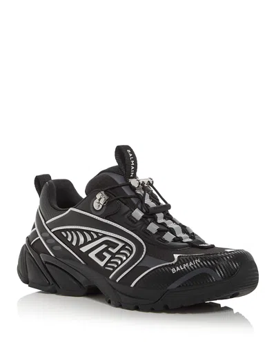 BALMAIN MEN'S COSMIC DUST LOW TOP SNEAKERS