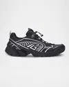 Balmain Cosmic Dust Trainers In Technical Materials In Black/silver