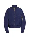 Balmain Men Navy Blue Regular Jacket In Blue