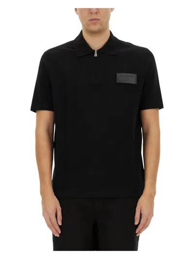BALMAIN MEN'S COTTON POLO SHIRT