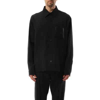 BALMAIN MEN'S COUTURE LABEL GDP OVERSHIRT