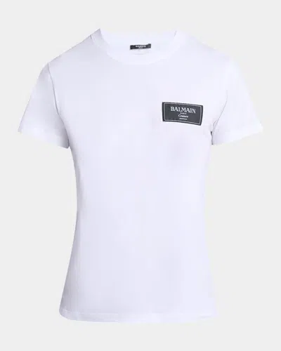 BALMAIN MEN'S COUTURE LABEL T-SHIRT