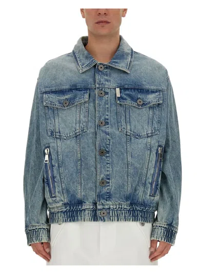 BALMAIN MEN'S DENIM JACKET