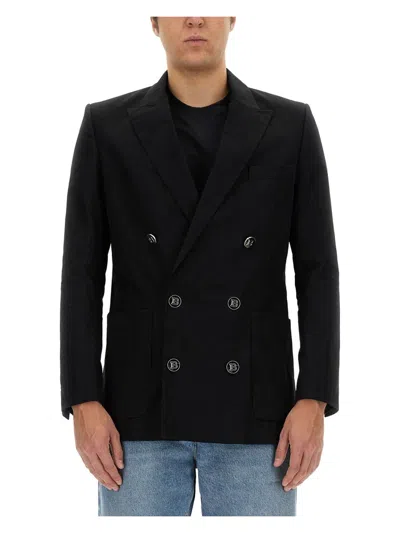 BALMAIN MEN'S DOUBLE-BREASTED JACKET