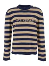 Balmain Embroidered Logo Cotton Sweater In Multi