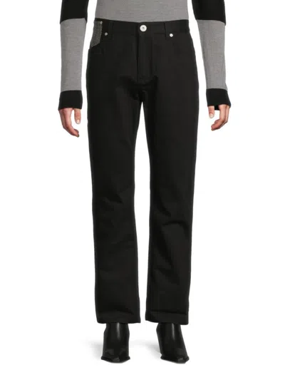 Balmain Men's Five-pocket Cotton Pants In Black