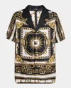 Balmain Printed Pyjama Shirt With Foulard Chaînes Pattern