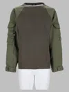 Balmain Cargo-pocket Panelled Sweater In Yellow
