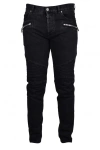 Balmain Cotton Slim-fit Jeans In Black
