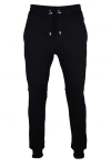 Balmain Logo-print Ribbed-panel Track Pants In Black