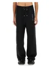 Balmain Men Jogging Pants With Logo In Black