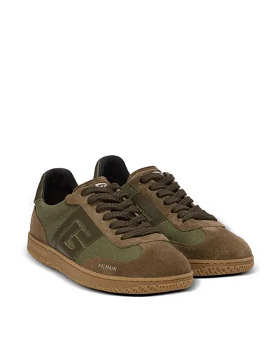 Balmain Swan Trainers In Brown