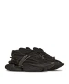 Balmain Neoprene And Leather Low-top Unicorn Sneakers In Black