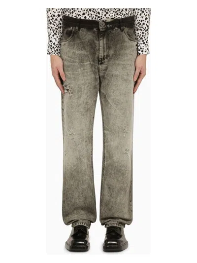 Balmain Men's Light Delavã© Denim Jeans