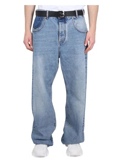 BALMAIN MEN'S LOOSE FIT JEANS