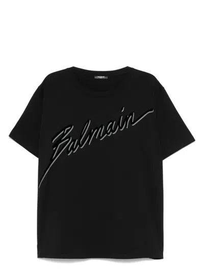 BALMAIN MEN'S LOOSE SS TSHIRT