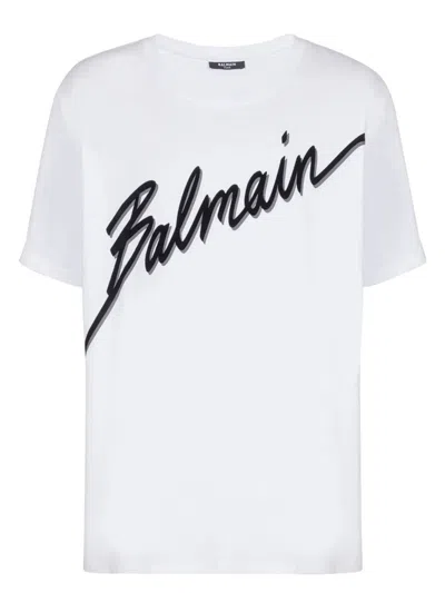 BALMAIN MEN'S LOOSE SS TSHIRT
