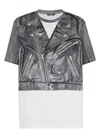 Balmain Loose Fit Short Sleeve T-shirt For Men In Noirblanc