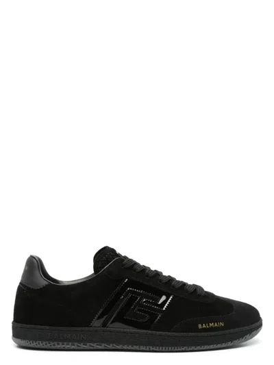 BALMAIN MEN'S LOW TOP LACE UP SNEAKER
