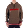 Balmain Retro Monogram Logo Cotton Hoodie