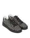 Balmain B Court Monogram Jacquard Low Top Sneaker In Black