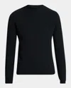 Balmain Classic Crew Neck Sweater In Black