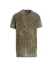 Balmain Monogram-print Short-sleeved T-shirt