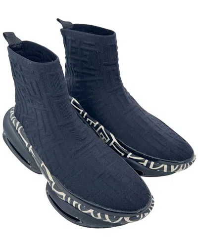 Pre-owned Balmain Men's Polyester B-bold High-top Sneaker (authentic Pre-loved)