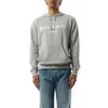 Balmain Men's Print Hoodie In Gray