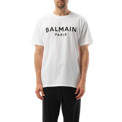 BALMAIN MEN'S PRINT REG FIT T-SHIRT