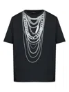 Balmain Printed T-shirt In Black
