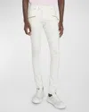 Balmain Biker Mid-rise Slim-fit Jeans In White