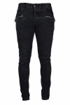 Balmain Destroyed Jeans In Black