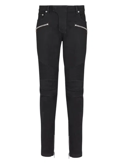 BALMAIN MEN'S SLIM JEANS