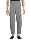 Balmain Men's Solid Joggers In Gray
