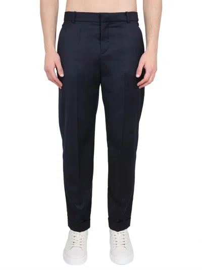 Balmain Men Straight Leg Pants In Blue