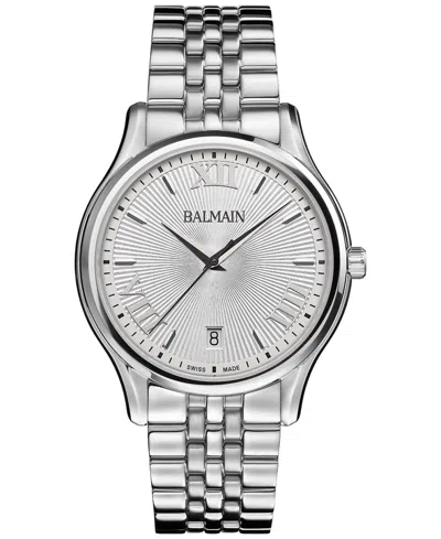 Balmain Men's Swiss Beleganza Stainless Steel Bracelet Watch 40mm