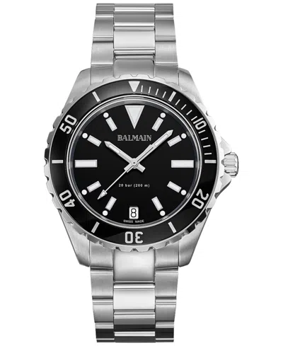 Balmain Men's Swiss Ophrys Stainless Steel Bracelet Watch 43mm